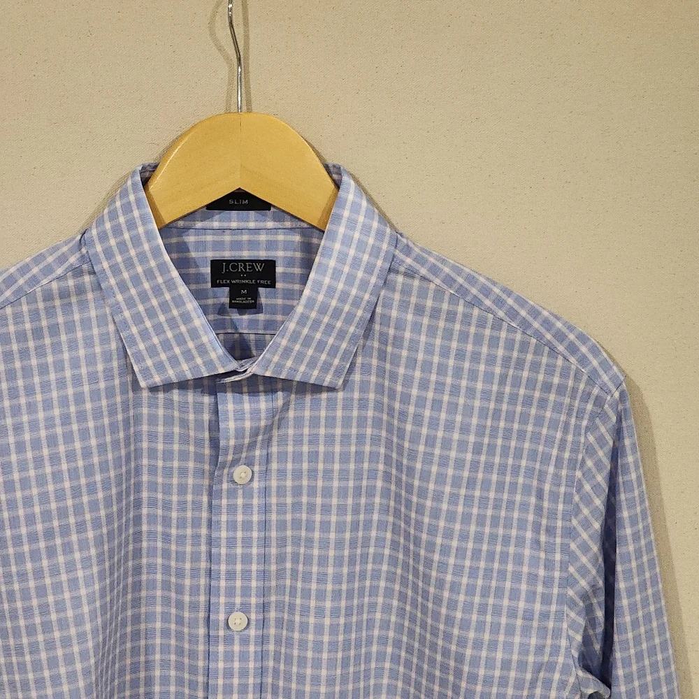 J. Crew Slim Fit Flex Wrinkle Free Button Down M